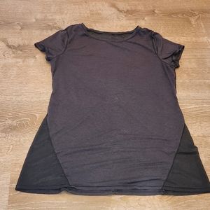 Womens Zella mesh panel athletic tee shirt SMALL